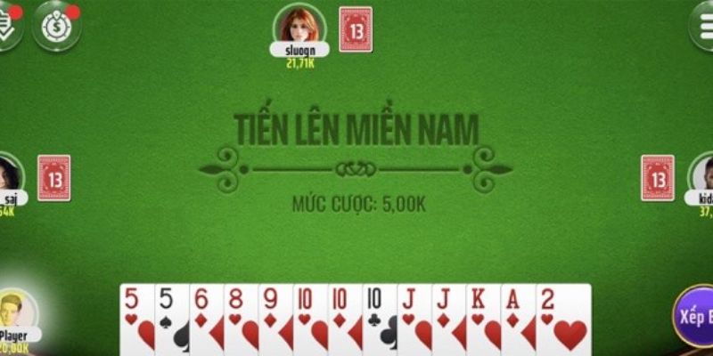 Tham gia đánh bài Tiến lên miền Nam hấp dẫn