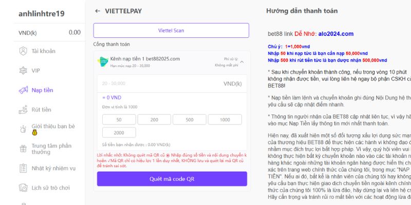 Gửi vốn vào tài khoản không bị tính phí